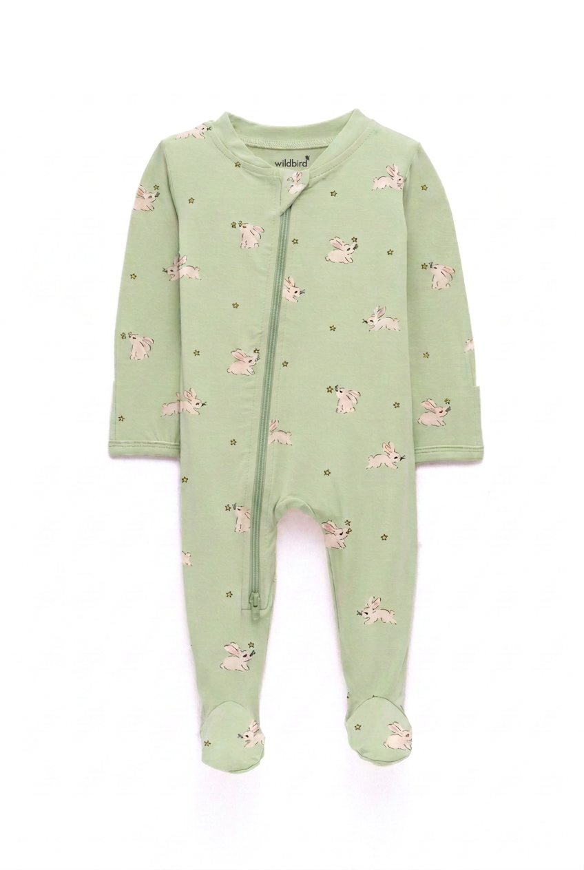 Bunny - CloudBlend™ Footed Pajamas