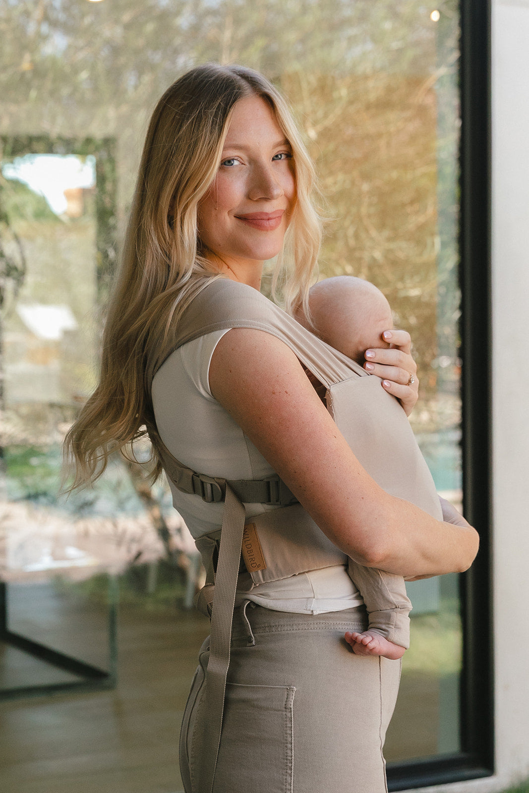 Desert Lark - Aerial Newborn Buckle Wrap