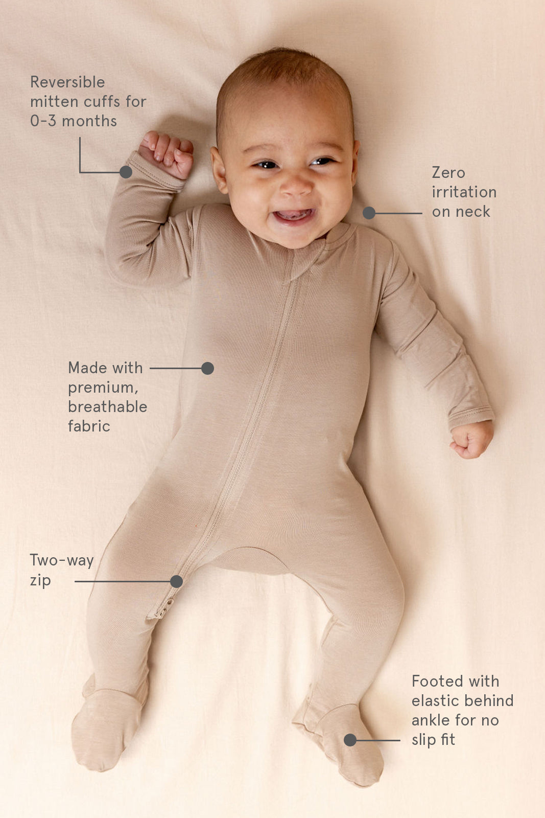 Mitzi - CloudBlend™ Footed Pajamas