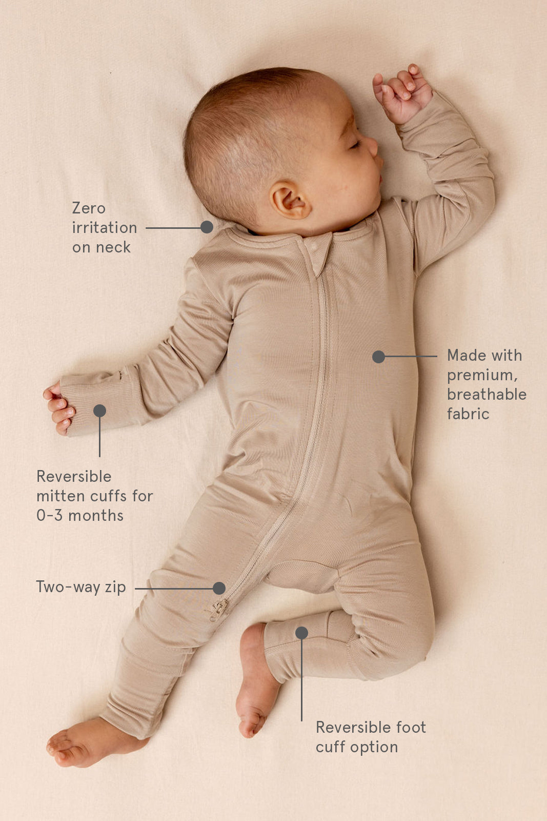 Mitzi - CloudBlend™ Footless Pajamas