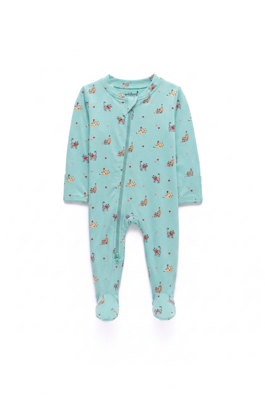 Kitty - CloudBlend™ Footed Pajamas