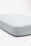Dove - Linen Crib Sheet
