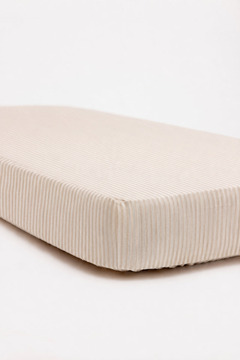 Swan - Linen Crib Sheet