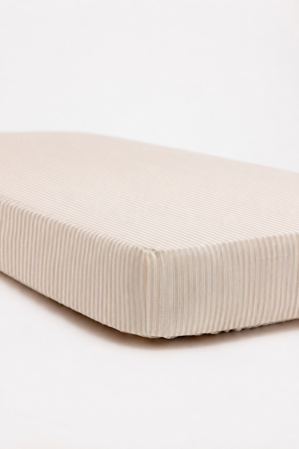 Swan - Linen Crib Sheet
