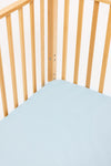 Dove - Linen Crib Sheet