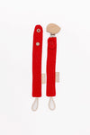 Cherry - Pacifier Clip Set