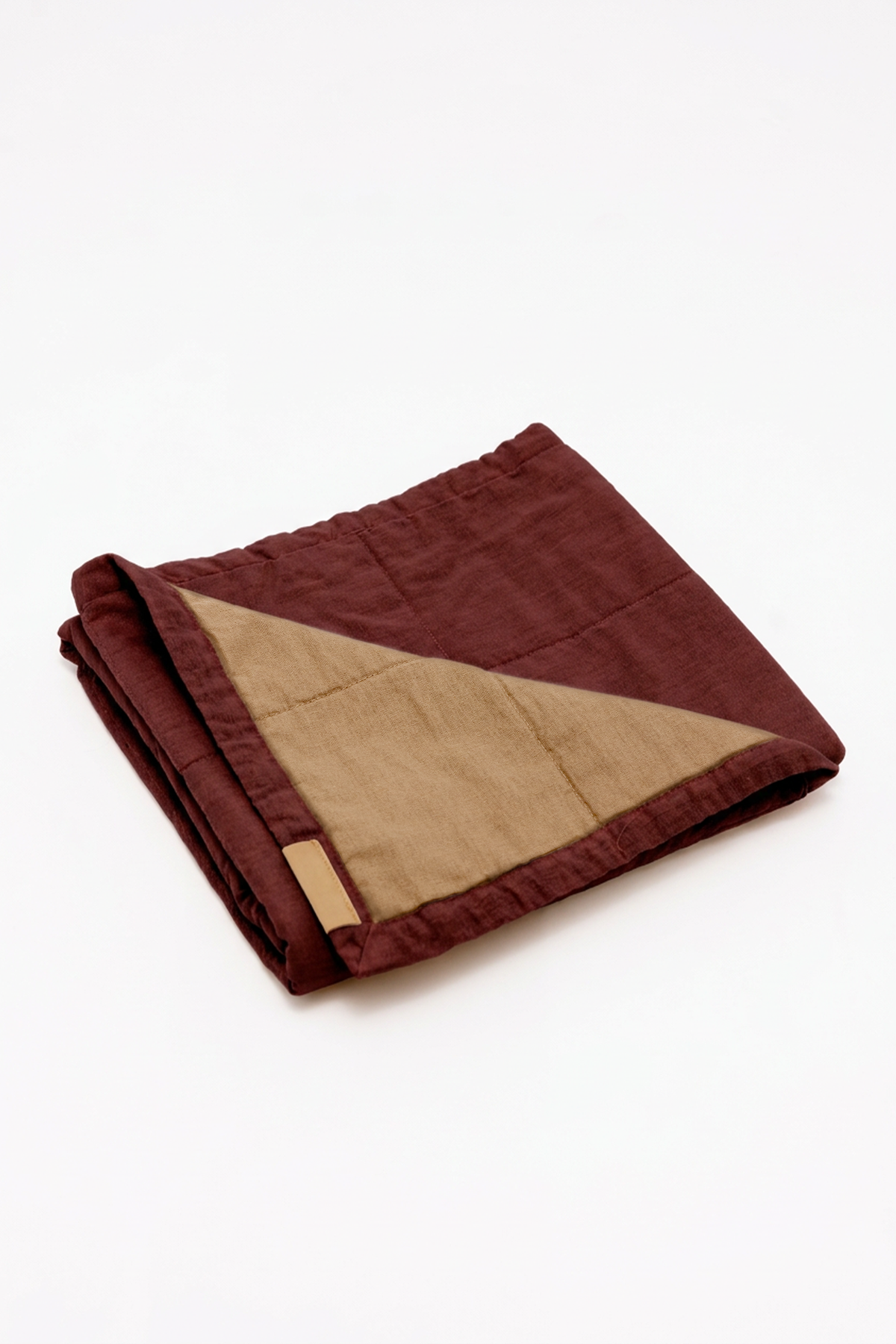 Bark - Linen Quilted Blanket